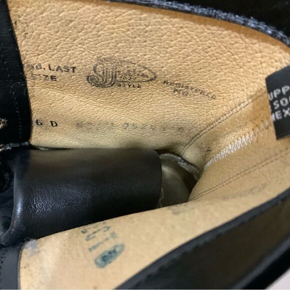 Justin Women’s 6 D Black Kiltie Roper Leather Lace Up Boots - Picture 7 of 15